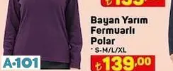 KADIN YARIM FERMUARLI POLAR